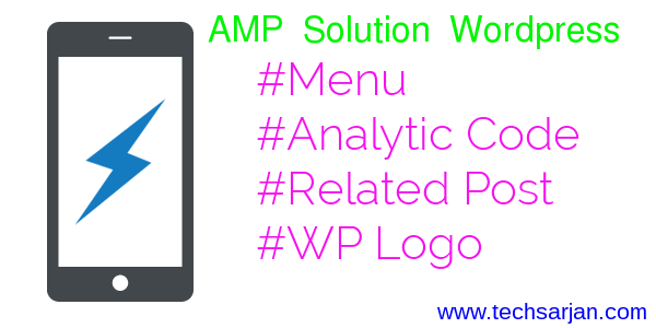 AMP Google Analytic Solution Related post Wp logo Solution