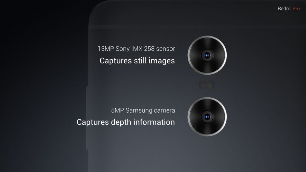 Xiaomi Redmi pro Camera details
