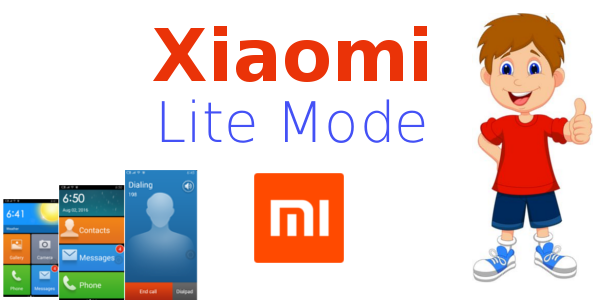 Xiaomi Lite mode in Xiaomi Mi Mobiles MIUI 7 8