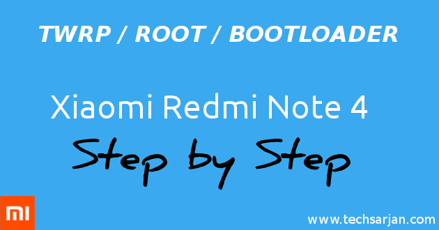 Root twrp install with wuper user in Xiaomi Redmi Note 4 easy steps