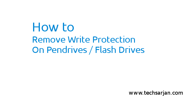 Remove Write Protection on Pendrive Flashdrive Easy way step by step guide