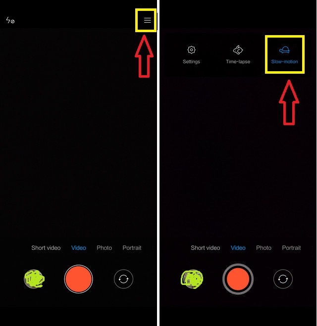 Main Montieren Salzig Slow Motion Kamera App Nicht Wie Schal Linie