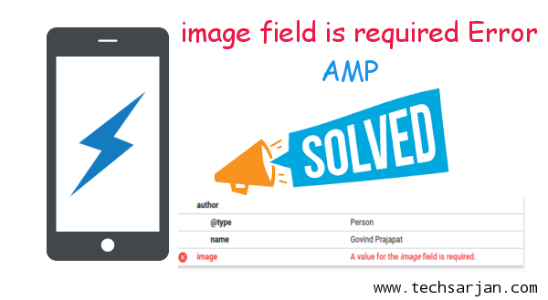 Image field required error solution amp wordpress