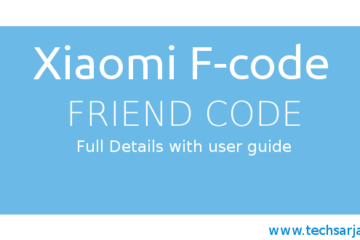 Xiaomi F-code full guide with instruction and users faq miui