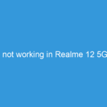 WhatsApp not working in Realme 12 5G – Solution